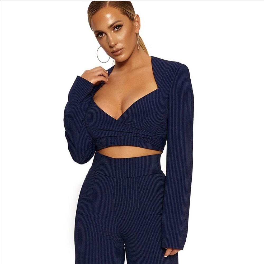 💋NWT Blue NAKED WARDROBE Suit
